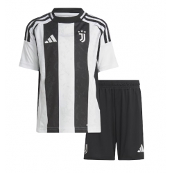 Juventus Heimtrikot Kinder 2024-25 Kurzarm (+ kurze hosen)