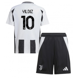 Juventus Kenan Yildiz #10 Heimtrikot Kinder 2024-25 Kurzarm (+ kurze hosen)