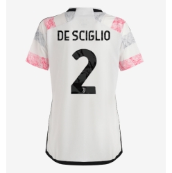 Juventus Mattia De Sciglio #2 Auswärtstrikot Frauen 2023-24 Kurzarm