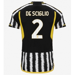 Juventus Mattia De Sciglio #2 Heimtrikot 2023-24 Kurzarm