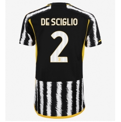 Juventus Mattia De Sciglio #2 Heimtrikot Frauen 2023-24 Kurzarm