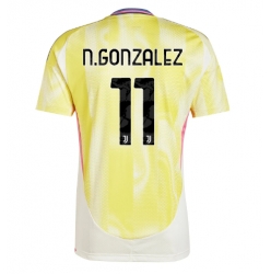 Juventus Nicolas Gonzalez #11 Auswärtstrikot 2024-25 Kurzarm