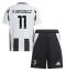 Juventus Nicolas Gonzalez #11 Heimtrikot Kinder 2024-25 Kurzarm (+ kurze hosen)