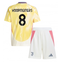 Juventus Teun Koopmeiners #8 Auswärtstrikot Kinder 2024-25 Kurzarm (+ kurze hosen)