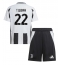 Juventus Timothy Weah #22 Heimtrikot Kinder 2024-25 Kurzarm (+ kurze hosen)