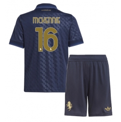 Juventus Weston McKennie #16 3rd trikot Kinder 2024-25 Kurzarm (+ kurze hosen)