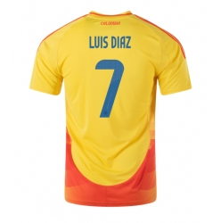 Kolumbien Luis Diaz #7 Heimtrikot Copa America 2024 Kurzarm