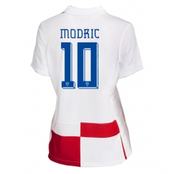 Kroatien Luka Modric #10 Heimtrikot Frauen EM 2024 Kurzarm