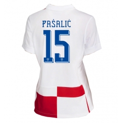 Kroatien Mario Pasalic #15 Heimtrikot Frauen EM 2024 Kurzarm