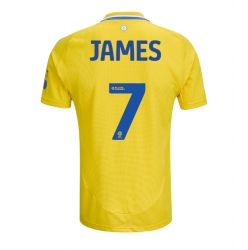 Leeds United Daniel James #7 Auswärtstrikot 2024-25 Kurzarm