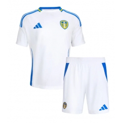 Leeds United Heimtrikot Kinder 2024-25 Kurzarm (+ kurze hosen)