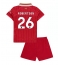 Liverpool Andrew Robertson #26 Heimtrikot Kinder 2024-25 Kurzarm (+ kurze hosen)