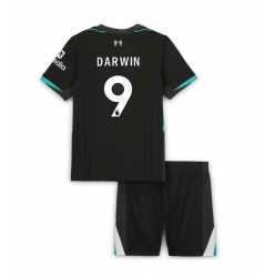 Liverpool Darwin Nunez #9 Auswärtstrikot Kinder 2024-25 Kurzarm (+ kurze hosen)