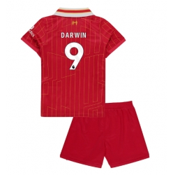 Liverpool Darwin Nunez #9 Heimtrikot Kinder 2024-25 Kurzarm (+ kurze hosen)