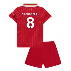 Liverpool Dominik Szoboszlai #8 Heimtrikot Kinder 2024-25 Kurzarm (+ kurze hosen)