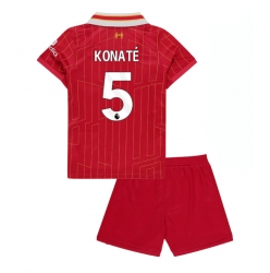 Liverpool Ibrahima Konate #5 Heimtrikot Kinder 2024-25 Kurzarm (+ kurze hosen)