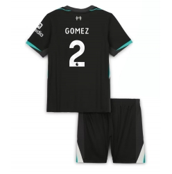 Liverpool Joe Gomez #2 Auswärtstrikot Kinder 2024-25 Kurzarm (+ kurze hosen)