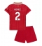 Liverpool Joe Gomez #2 Heimtrikot Kinder 2024-25 Kurzarm (+ kurze hosen)