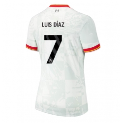 Liverpool Luis Diaz #7 3rd trikot Frauen 2024-25 Kurzarm