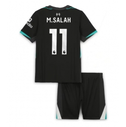 Liverpool Mohamed Salah #11 Auswärtstrikot Kinder 2024-25 Kurzarm (+ kurze hosen)