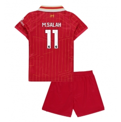 Liverpool Mohamed Salah #11 Heimtrikot Kinder 2024-25 Kurzarm (+ kurze hosen)