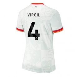 Liverpool Virgil van Dijk #4 3rd trikot Frauen 2024-25 Kurzarm