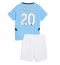 Manchester City Bernardo Silva #20 Heimtrikot Kinder 2024-25 Kurzarm (+ kurze hosen)