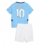 Manchester City Jack Grealish #10 Heimtrikot Kinder 2024-25 Kurzarm (+ kurze hosen)