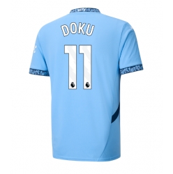 Manchester City Jeremy Doku #11 Heimtrikot 2024-25 Kurzarm