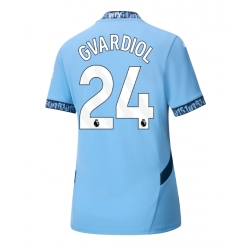 Manchester City Josko Gvardiol #24 Heimtrikot Frauen 2024-25 Kurzarm