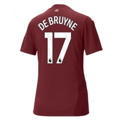 Manchester City Kevin De Bruyne #17 3rd trikot Frauen 2024-25 Kurzarm