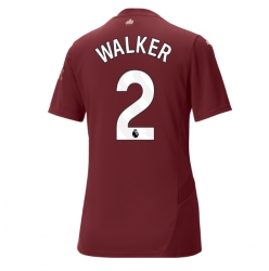 Manchester City Kyle Walker #2 3rd trikot Frauen 2024-25 Kurzarm