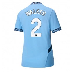 Manchester City Kyle Walker #2 Heimtrikot Frauen 2024-25 Kurzarm