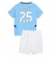 Manchester City Manuel Akanji #25 Heimtrikot Kinder 2024-25 Kurzarm (+ kurze hosen)