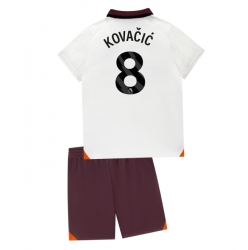 Manchester City Mateo Kovacic #8 Auswärtstrikot Kinder 2023-24 Kurzarm (+ kurze hosen)