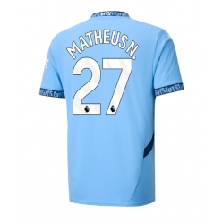 Manchester City Matheus Nunes #27 Heimtrikot 2024-25 Kurzarm