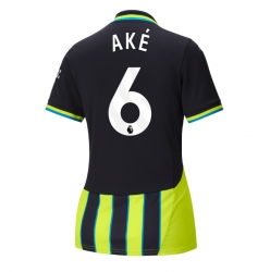 Manchester City Nathan Ake #6 Auswärtstrikot Frauen 2024-25 Kurzarm