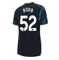 Manchester City Oscar Bobb #52 3rd trikot Frauen 2023-24 Kurzarm