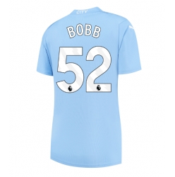 Manchester City Oscar Bobb #52 Heimtrikot Frauen 2023-24 Kurzarm