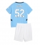 Manchester City Oscar Bobb #52 Heimtrikot Kinder 2024-25 Kurzarm (+ kurze hosen)