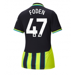 Manchester City Phil Foden #47 Auswärtstrikot Frauen 2024-25 Kurzarm