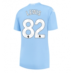 Manchester City Rico Lewis #82 Heimtrikot Frauen 2023-24 Kurzarm