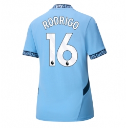 Manchester City Rodri Hernandez #16 Heimtrikot Frauen 2024-25 Kurzarm