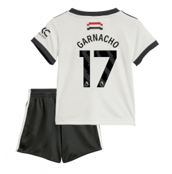 Manchester United Alejandro Garnacho #17 3rd trikot Kinder 2024-25 Kurzarm (+ kurze hosen)