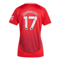 Manchester United Alejandro Garnacho #17 Heimtrikot Frauen 2024-25 Kurzarm