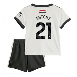 Manchester United Antony #21 3rd trikot Kinder 2024-25 Kurzarm (+ kurze hosen)