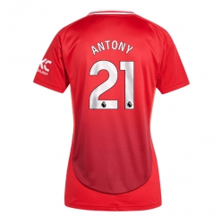 Manchester United Antony #21 Heimtrikot Frauen 2024-25 Kurzarm