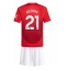 Manchester United Antony #21 Heimtrikot Kinder 2024-25 Kurzarm (+ kurze hosen)