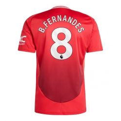 Manchester United Bruno Fernandes #8 Heimtrikot 2024-25 Kurzarm