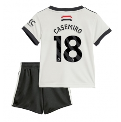 Manchester United Casemiro #18 3rd trikot Kinder 2024-25 Kurzarm (+ kurze hosen)